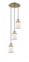 Innovations Lighting 113F-3P-AB-G181S - Canton - 3 Light - 12 inch - Antique Brass - Cord hung - Multi Pendant