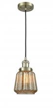 Innovations Lighting 201C-AB-G146 - Chatham - 1 Light - 7 inch - Antique Brass - Cord hung - Mini Pendant