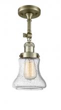 Innovations Lighting 201F-AB-G194 - Bellmont - 1 Light - 6 inch - Antique Brass - Adjustable Semi-Flush Mount