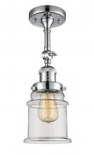 Innovations Lighting 201F-PC-G182-LED - Canton - 1 Light - 6 inch - Polished Chrome - Adjustable Semi-Flush Mount