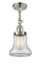 Innovations Lighting 201F-PN-G192-LED - Bellmont - 1 Light - 6 inch - Polished Nickel - Adjustable Semi-Flush Mount