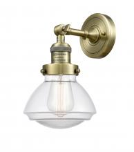 Innovations Lighting 203-AB-G322 - Olean - 1 Light - 7 inch - Antique Brass - Adjustable Sconce