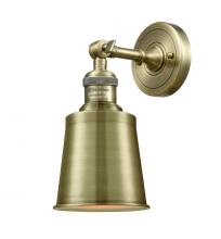 Innovations Lighting 203-AB-M9-AB-LED - Addison - 1 Light - 5 inch - Antique Brass - Adjustable Sconce