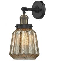 Innovations Lighting 203-BAB-G146 - Chatham - 1 Light - 7 inch - Black Antique Brass - Adjustable Sconce