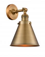 Innovations Lighting 203-BB-M13-BB-LED - Appalachian - 1 Light - 8 inch - Brushed Brass - Adjustable Sconce