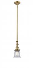 Innovations Lighting 206-BB-G182S-LED - Canton - 1 Light - 5 inch - Brushed Brass - Stem Hung - Adjustable Mini Pendant