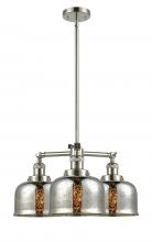 Innovations Lighting 207-PN-G78-LED - Bell - 3 Light - 22 inch - Polished Nickel - Stem Hung - Chandelier