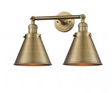 Innovations Lighting 208-BB-M13-BB-LED - Appalachian - 2 Light - 18 inch - Brushed Brass - Adjustable Bath Vanity Light