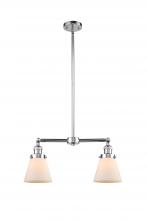 Innovations Lighting 209-PC-G61-LED - Cone - 2 Light - 21 inch - Polished Chrome - Stem Hung - Adjustable Island Light