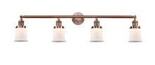 Innovations Lighting 215-AC-G181S-LED - Canton - 4 Light - 42 inch - Antique Copper - Adjustable Bath Vanity Light