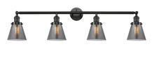 Innovations Lighting 215-OB-G63 - Cone - 4 Light - 42 inch - Oil Rubbed Bronze - Adjustable Bath Vanity Light