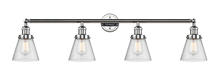 Innovations Lighting 215-PC-G64-LED - Cone - 4 Light - 42 inch - Polished Chrome - Adjustable Bath Vanity Light