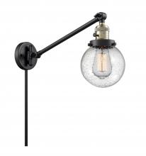 Innovations Lighting 237-BAB-G204-6-LED - Beacon - 1 Light - 6 inch - Black Antique Brass -Adjustable Swing Arm