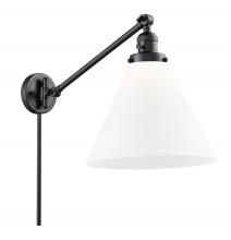 Innovations Lighting 237-BK-G41-L-LED - Cone - 1 Light - 12 inch - Matte Black -Adjustable Swing Arm