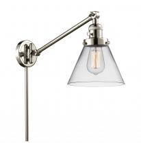 Innovations Lighting 237-PN-G42-LED - Cone - 1 Light - 8 inch - Polished Nickel -Adjustable Swing Arm
