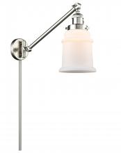 Innovations Lighting 237-SN-G181-LED - Canton - 1 Light - 8 inch - Brushed Satin Nickel -Adjustable Swing Arm