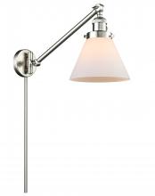 Innovations Lighting 237-SN-G41-LED - Cone - 1 Light - 8 inch - Brushed Satin Nickel -Adjustable Swing Arm