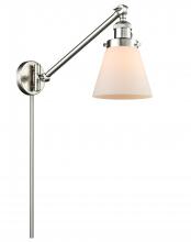 Innovations Lighting 237-SN-G61-LED - Cone - 1 Light - 8 inch - Brushed Satin Nickel -Adjustable Swing Arm