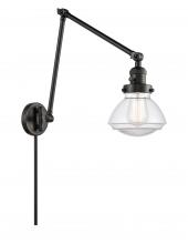 Innovations Lighting 238-BK-G322-LED - Olean - 1 Light - 9 inch - Matte Black -Adjustable Swing Arm
