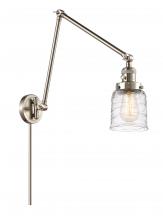 Innovations Lighting 238-SN-G513-LED - Bell - 1 Light - 8 inch - Brushed Satin Nickel -Adjustable Swing Arm