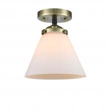 Innovations Lighting 284-1C-BAB-G41-LED - Cone - 1 Light - 8 inch - Black Antique Brass - Semi-Flush Mount