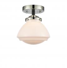 Innovations Lighting 284-1C-BPN-G321-LED - Olean - 1 Light - 7 inch - Black Polished Nickel - Semi-Flush Mount