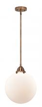 Innovations Lighting 288-1S-AC-G201-12 - Beacon - 1 Light - 12 inch - Antique Copper - Cord hung - Mini Pendant