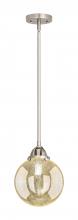 Innovations Lighting 288-1S-SN-G208-8 - Beacon - 1 Light - 8 inch - Brushed Satin Nickel - Cord hung - Mini Pendant