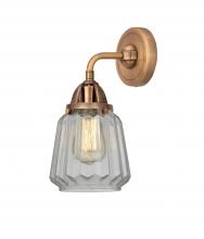 Innovations Lighting 288-1W-AC-G142 - Chatham - 1 Light - 7 inch - Antique Copper - Sconce