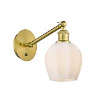 Innovations Lighting 317-1W-SG-G461-6 - Norfolk - 1 Light - 6 inch - Satin Gold - Adjustable Sconce
