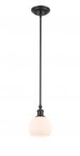 Innovations Lighting 341-1S-BK-G121-6 - Concord - 1 Light - 6 inch - Matte Black - Mini Pendant