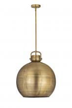 Innovations Lighting 410-1SL-BB-M410-18BB - Newton Sphere - 1 Light - 18 inch - Brushed Brass - Multi Pendant