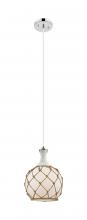 Innovations Lighting 415-1PR-PN-G121-8RB - Astor - 1 Light - 8 inch - Polished Nickel - Cord hung - Mini Pendant