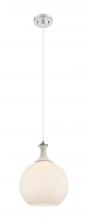 Innovations Lighting 415-1PR-SN-G121-10 - Astor - 1 Light - 10 inch - Brushed Satin Nickel - Cord hung - Mini Pendant