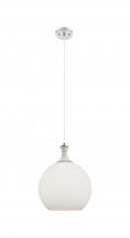 Innovations Lighting 415-1PR-SN-G121-12 - Astor - 1 Light - 12 inch - Brushed Satin Nickel - Cord hung - Mini Pendant