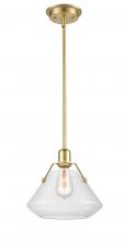 Innovations Lighting 422-1S-SB-G4222-10 - Luna - 1 Light - 11 inch - Satin Brass - Mini Pendant