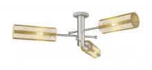 Innovations Lighting 434-3F-SN-G434-12ME - Crown Point - 3 Light - 34 inch - Satin Nickel - Flush Mount