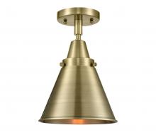Innovations Lighting 447-1C-AB-M13-AB - Appalachian - 1 Light - 8 inch - Antique Brass - Flush Mount