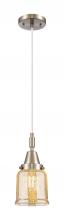 Innovations Lighting 447-1P-SN-G58 - Bell - 1 Light - 5 inch - Brushed Satin Nickel - Mini Pendant