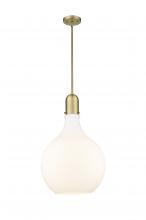Innovations Lighting 492-1S-BB-G581-16 - Amherst - 1 Light - 16 inch - Brushed Brass - Cord hung - Pendant
