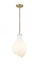 Innovations Lighting 493-1S-BB-G551-9 - Norwalk - 1 Light - 9 inch - Brushed Brass - Cord hung - Mini Pendant