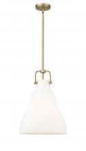 Innovations Lighting 494-1S-BB-G591-14 - Haverhill - 1 Light - 14 inch - Brushed Brass - Cord hung - Pendant