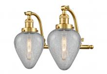 Innovations Lighting 515-2W-SG-G165-LED - Geneseo - 2 Light - 18 inch - Satin Gold - Adjustable Bath Vanity Light
