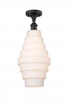 Innovations Lighting 516-1C-OB-G671-8-LED - Cascade - 1 Light - 8 inch - Oil Rubbed Bronze - Semi-Flush Mount