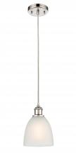 Innovations Lighting 516-1P-PN-G381-LED - Castile - 1 Light - 6 inch - Polished Nickel - Cord hung - Mini Pendant