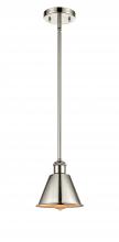 Innovations Lighting 516-1S-PN-M8-LED - Smithfield - 1 Light - 7 inch - Polished Nickel - Mini Pendant