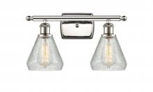 Innovations Lighting 516-2W-PN-G275-LED - Conesus - 2 Light - 16 inch - Polished Nickel - Bath Vanity Light