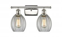 Innovations Lighting 516-2W-PN-G82-LED - Eaton - 2 Light - 16 inch - Polished Nickel - Bath Vanity Light