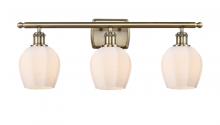 Innovations Lighting 516-3W-AB-G461-6 - Norfolk - 3 Light - 26 inch - Antique Brass - Bath Vanity Light
