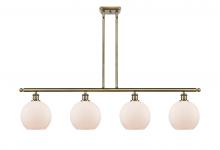 Innovations Lighting 516-4I-AB-G121-8 - Athens - 4 Light - 48 inch - Antique Brass - Cord hung - Island Light